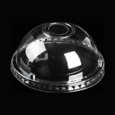 [1,000 ct] Plastic Dome Cup Lids | PET | 78 mm on white background