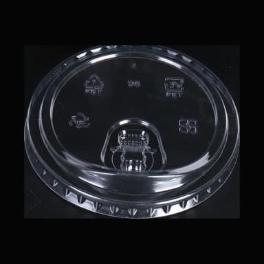 [1,000 ct] Plastic Sip Cup Lids | PET | 98 mm on white background